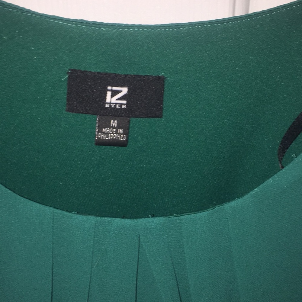 Teal/ish green long sleeve scoop neck dress - Picture 4 of 5
